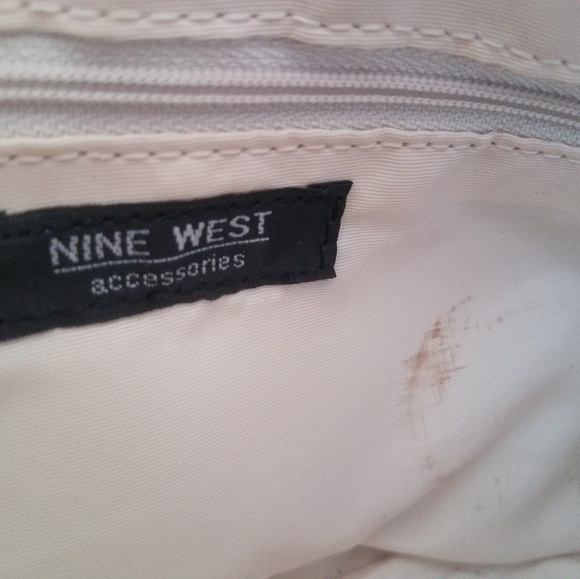 Boho Vintage mint/lt olive green NineWest clutch - Picture 5 of 5